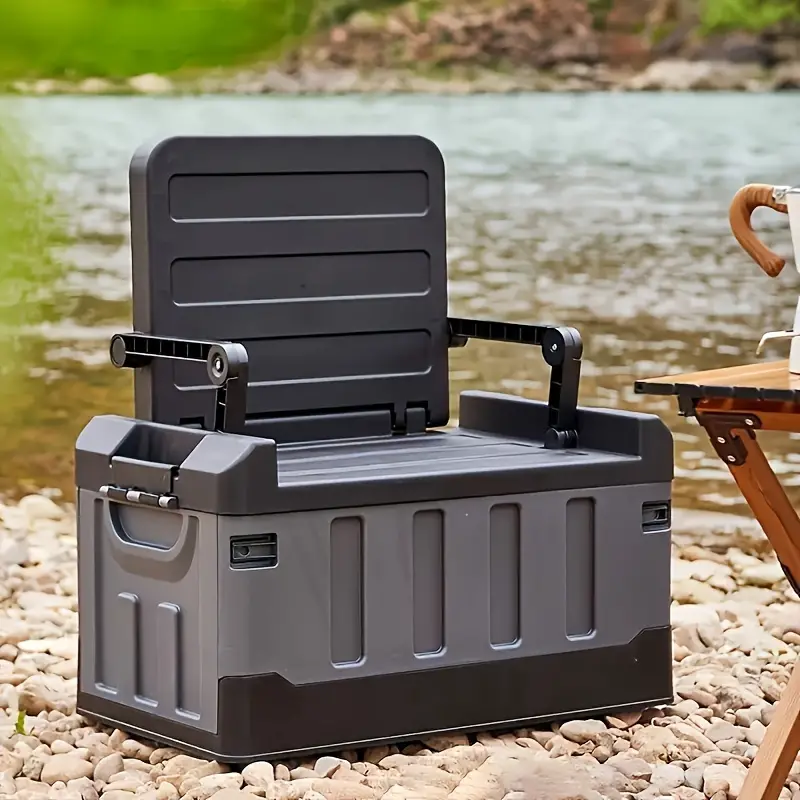 Garden Storage Box - 60L Opvouwbare PP Opbergbox voor Buiten,
