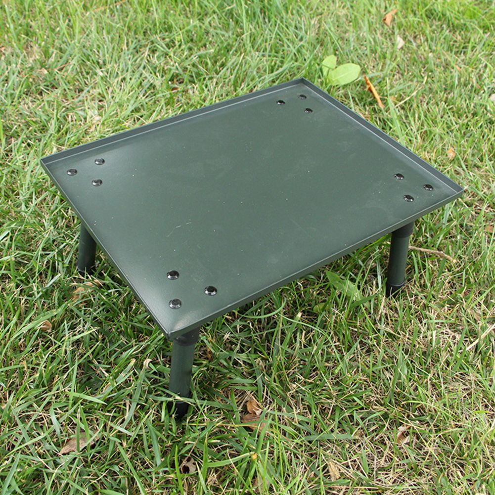 Outdoor Furniture Green - Groene aluminiumlegering karpervissers bivvy-tafel met verstelbare