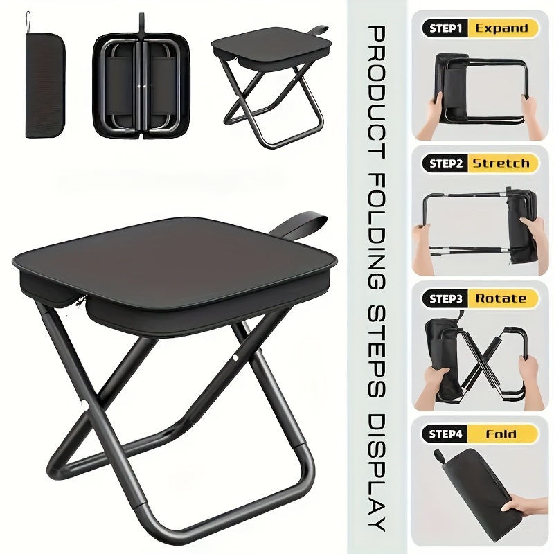 Outdoor Furniture Cheap - Lichtgewicht compacte opvouwbare campingkruk Draagbare multiscene