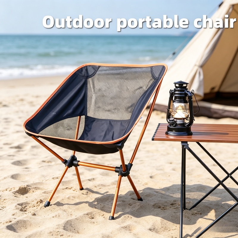 Outdoor Furniture Cheap - Ultralichte aluminiumlegering maanstoel camping opvouwbare draagbare