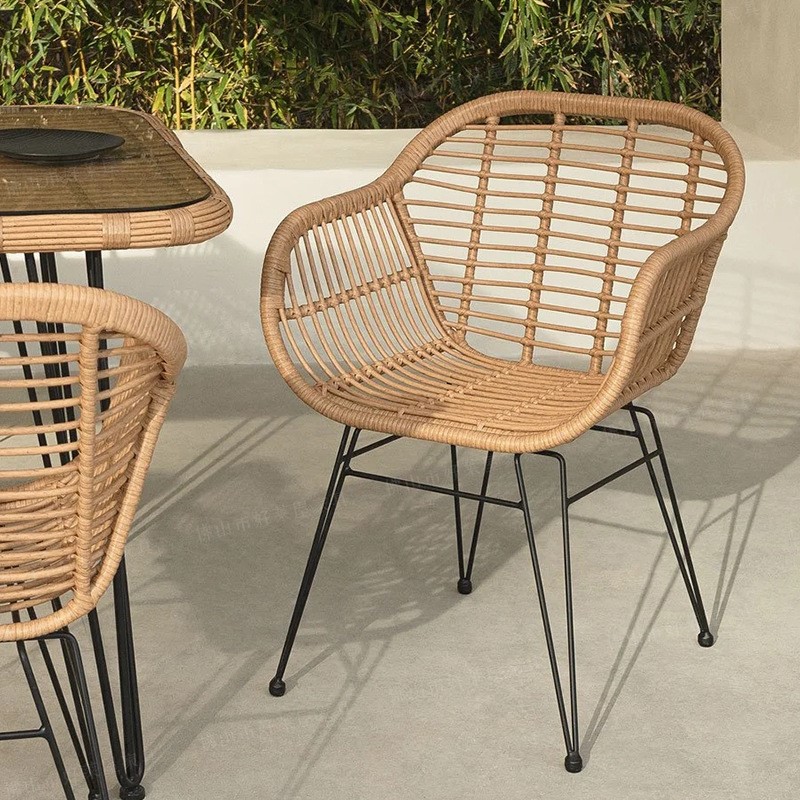 Outdoor Furniture Bali - MOMO Ins rotan buitenbalkon driedelige set