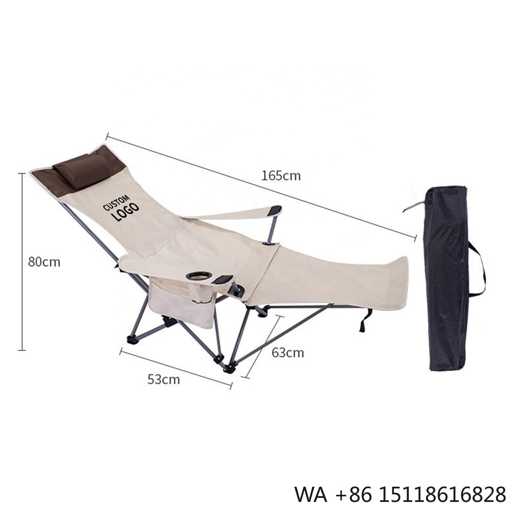 Outdoor Furniture With Storage - Draagbare opvouwbare relaxstoel, lichtgewicht verstelbare stoel