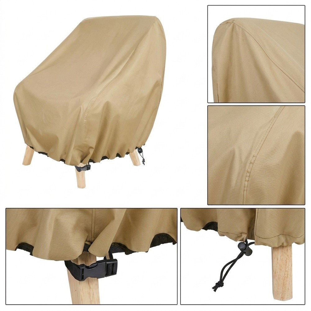 Outdoor Furniture Waterproof - Waterdichte tuinstoelhoes voor buiten, diepe zitting,