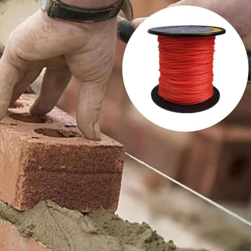 Outdoor Furniture Rope - 50M Horizontale trekkoorden Rode polyethyleen markeringslijn