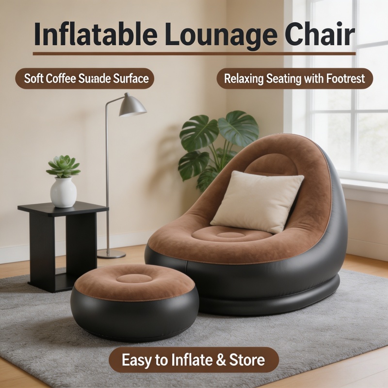 Outdoor Furniture Cheap - Luie banksofa's Opblaasbare stoel Opvouwbare fauteuil