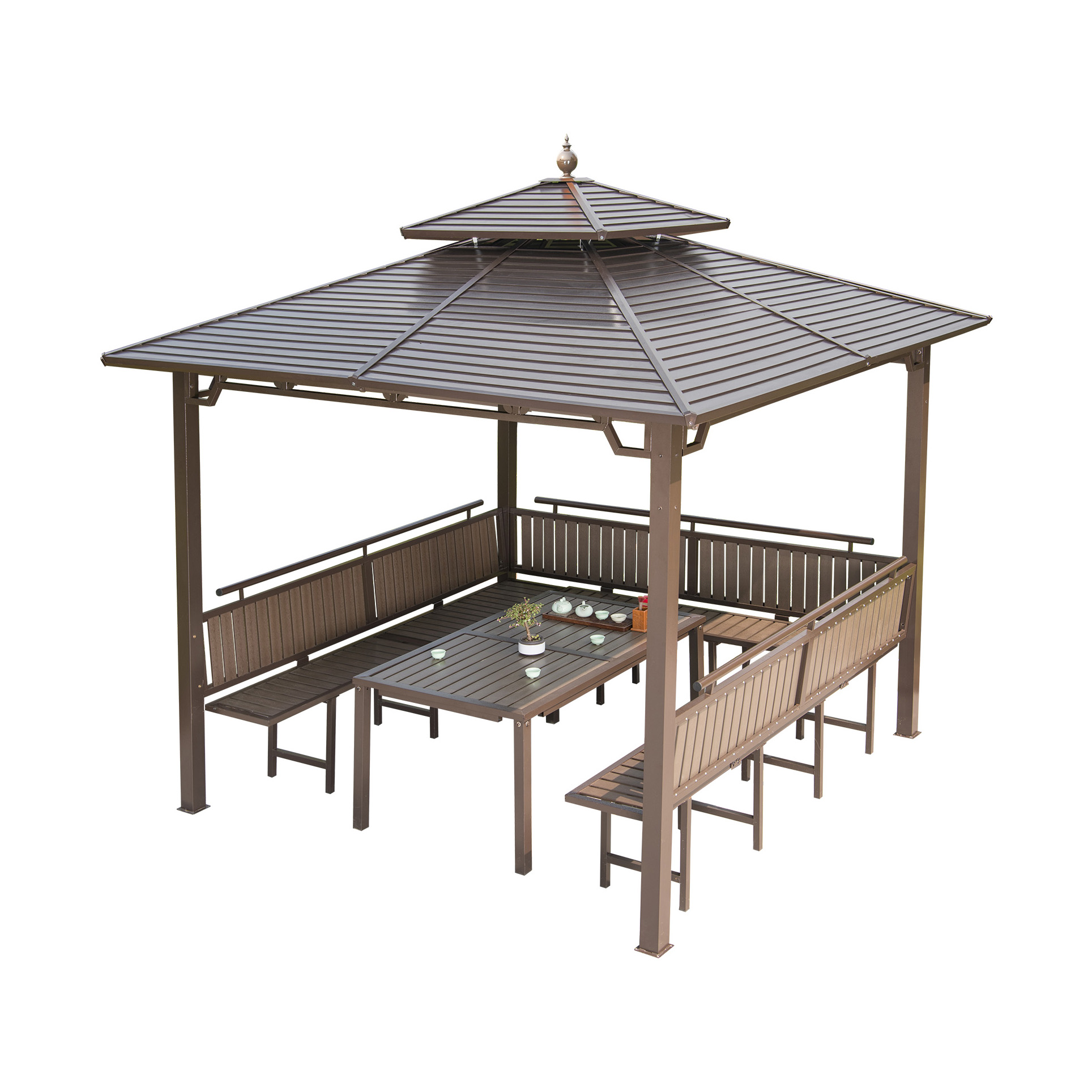 Outdoor Furniture Cost - All-weather, voordelige dubbele overkapping voor buitenmeubilair,