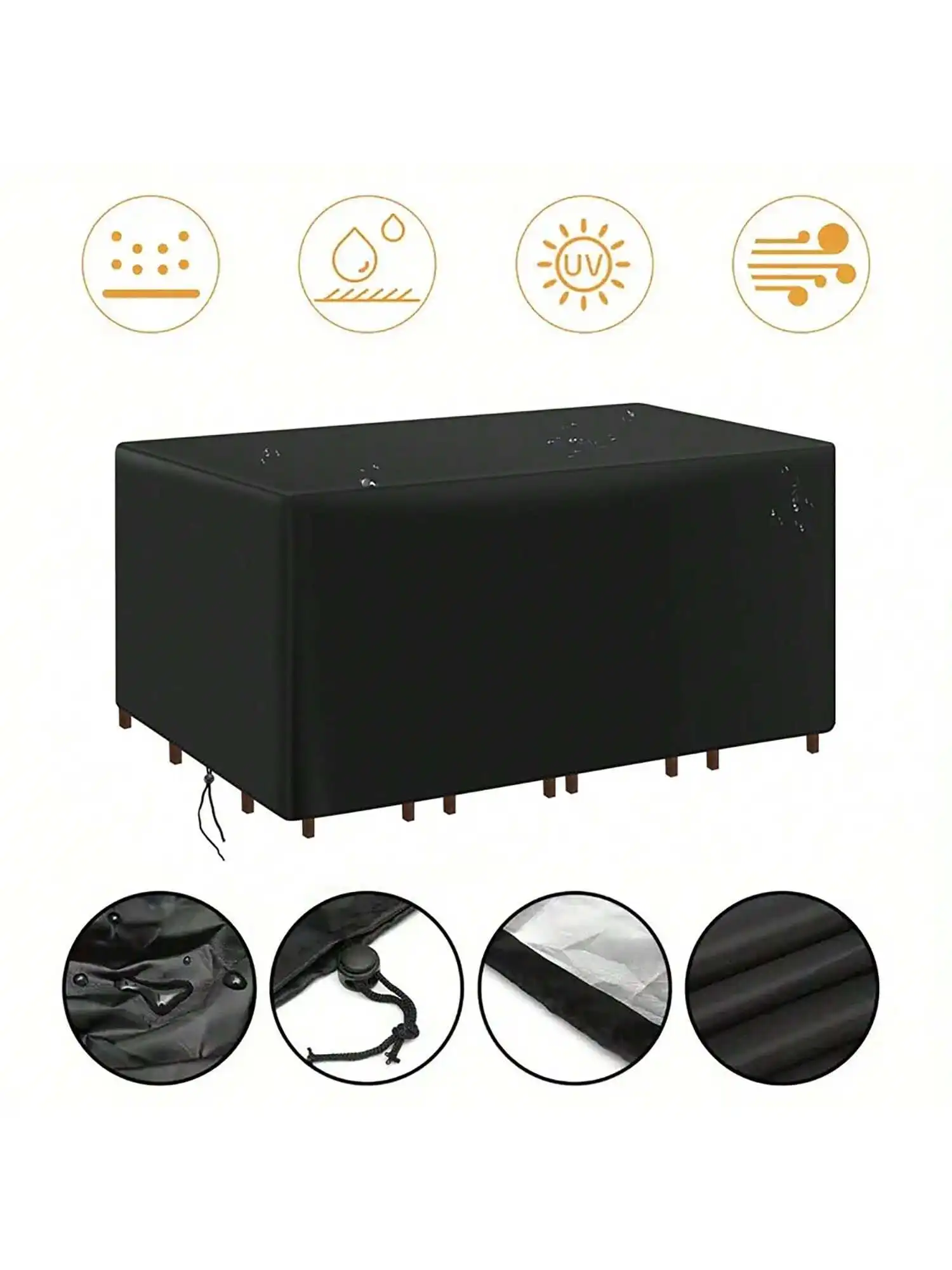 Outdoor Furniture Table - Multi-size buitenterras tuinmeubilair waterdichte stofkap voor