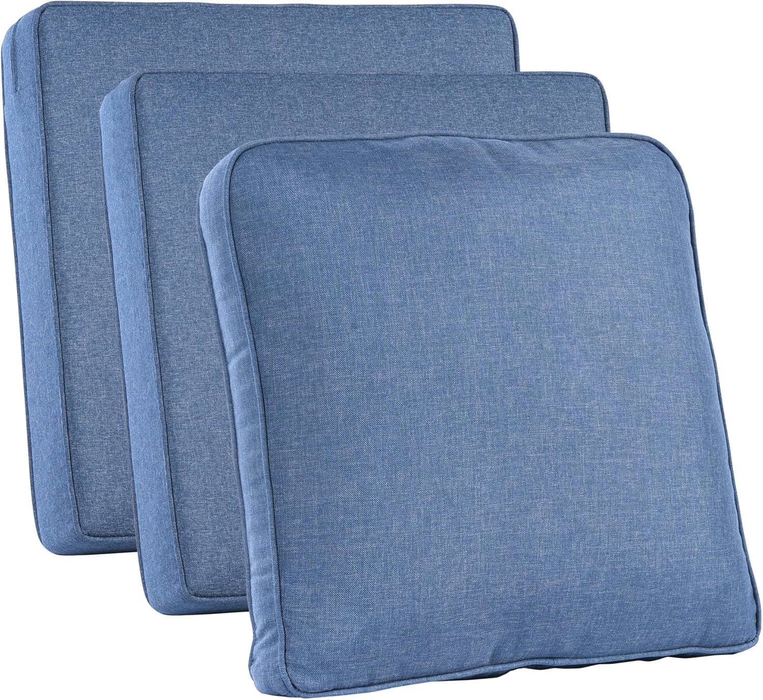 Outdoor Furniture Waterproof - Kussenhoezen voor buitenmeubilair, denimblauw, waterdicht met