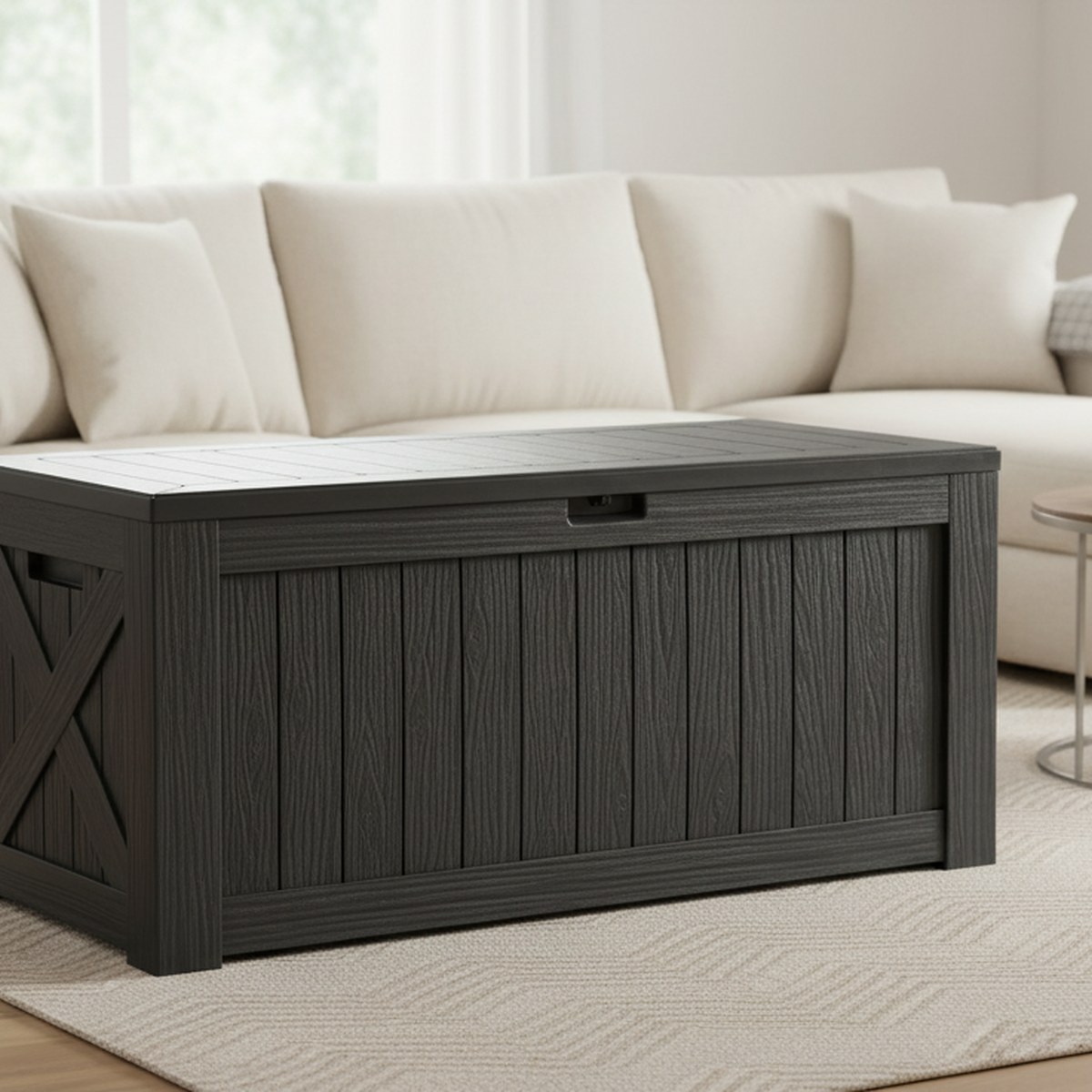 Outdoor Furniture With Storage - Grote 120 Gallon Buiten Deckbox Waterdichte