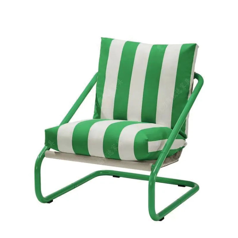 Outdoor Furniture Green - Minimalistische metalen stoelen Rode en groene