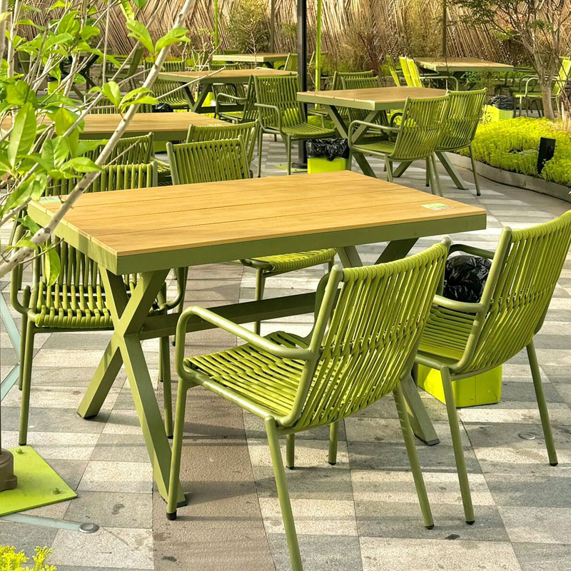 Outdoor Furniture Green - Buitenterras Tuinmeubelsets Rotan Strand Natuurlijke tuinmeubelsets