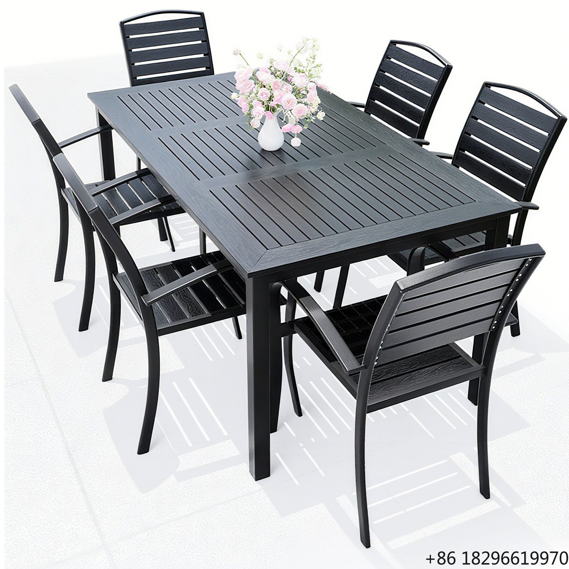 Outdoor Furniture Table And Chairs - Nieuwe bamboe picknick tuin tafel- en
