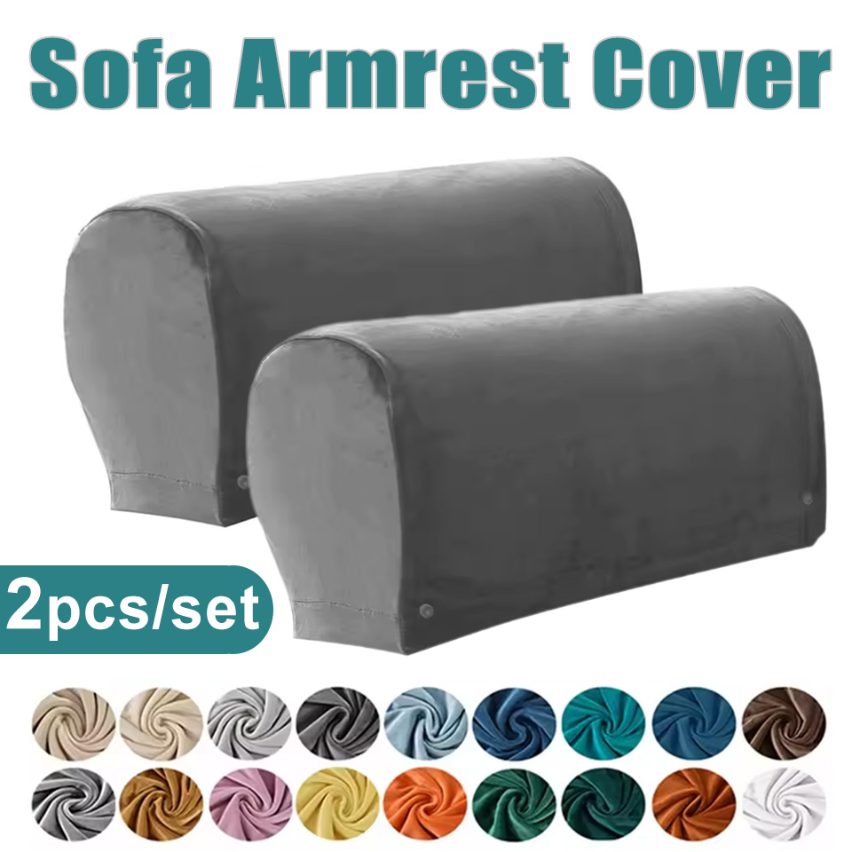Outdoor Furniture Bali - 2 stks/set Fluwelen Sofa Fauteuilhoes Antislip