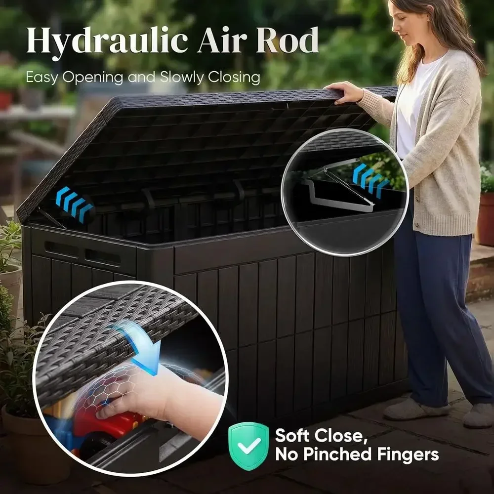 Grote 120 gallon opbergbox voo - Garden Storage Box recensie en prijs