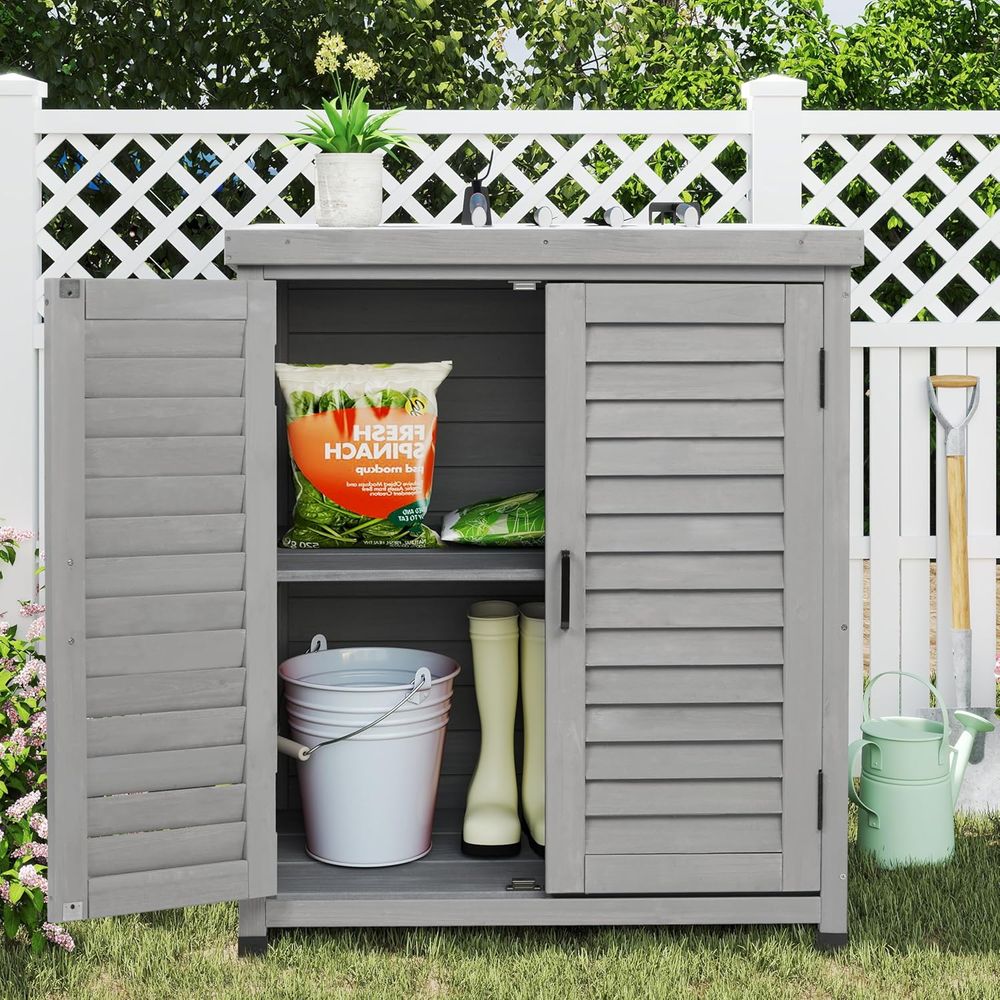 Opbergkast voor buiten & plant - Outdoor Furniture With Storage recensie en prijs
