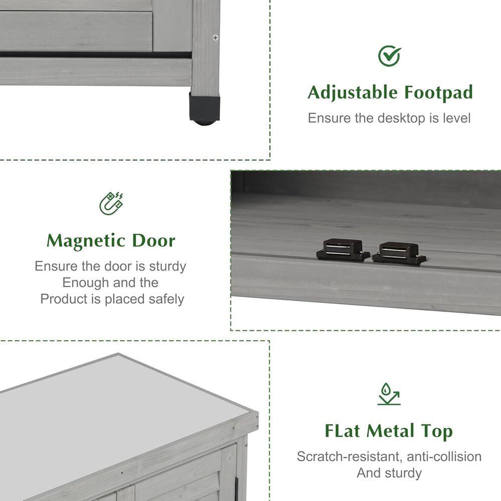 Opbergkast voor buiten & plant - Outdoor Furniture With Storage recensie en prijs