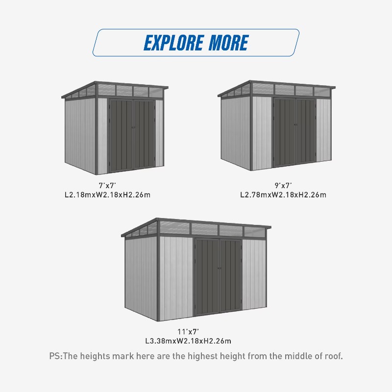 D2833 3M*3M Hoge Kwaliteit Met - Outdoor Furniture With Storage recensie en prijs