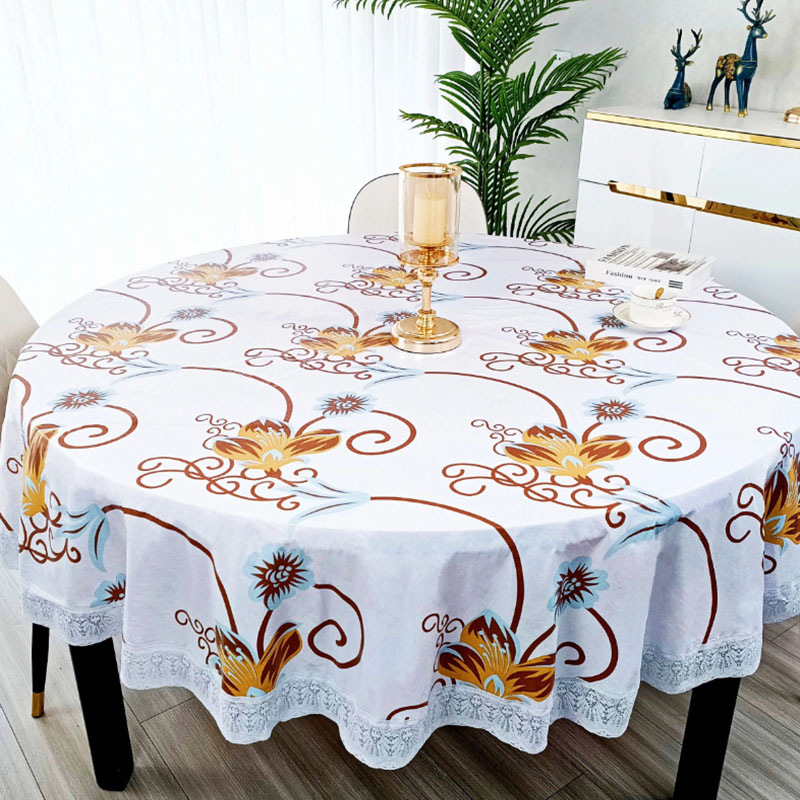 Pvc-bloembedrukt rond tafelkle - Outdoor Furniture Year Round recensie en prijs