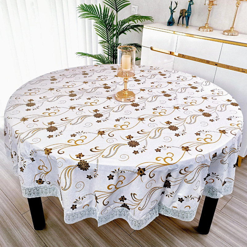 Pvc-bloembedrukt rond tafelkle - Outdoor Furniture Year Round recensie en prijs