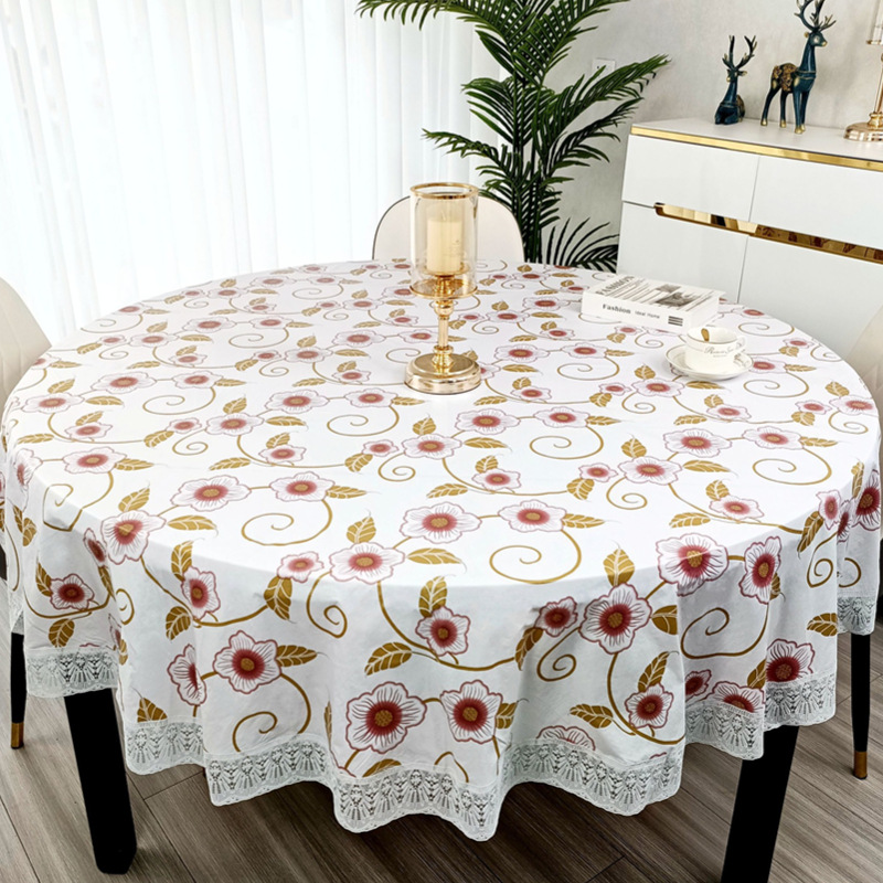 Pvc-bloembedrukt rond tafelkle - Outdoor Furniture Year Round recensie en prijs