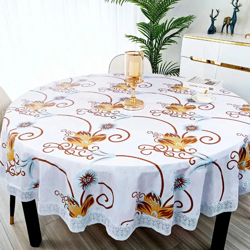 Pvc-bloembedrukt rond tafelkle - Outdoor Furniture Year Round recensie en prijs