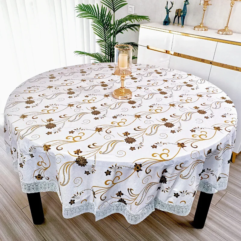 Pvc-bloembedrukt rond tafelkle - Outdoor Furniture Year Round recensie en prijs