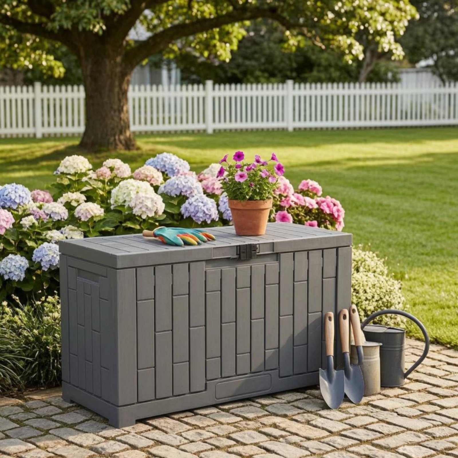 Harsen opbergbox rechthoekig b - Garden Storage Box recensie en prijs
