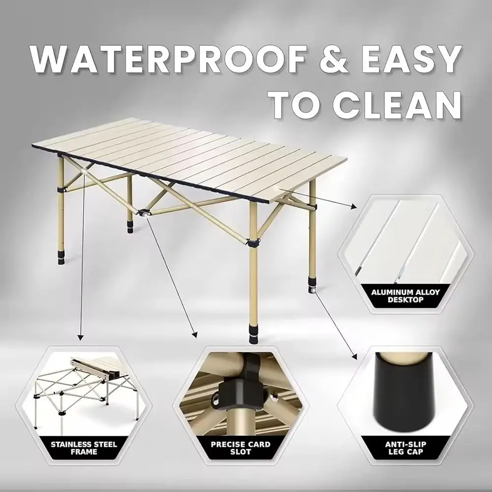 Draagbare 5-delige campingstoe - Outdoor Furniture Table And Chairs recensie en prijs
