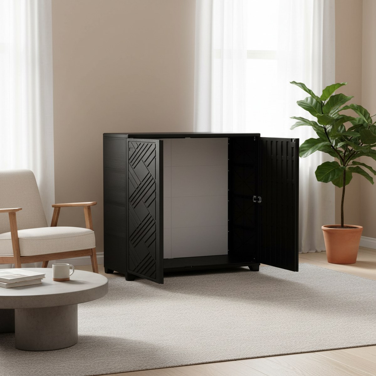 Buitenopbergbox van harsplasti - Garden Storage Box recensie en prijs