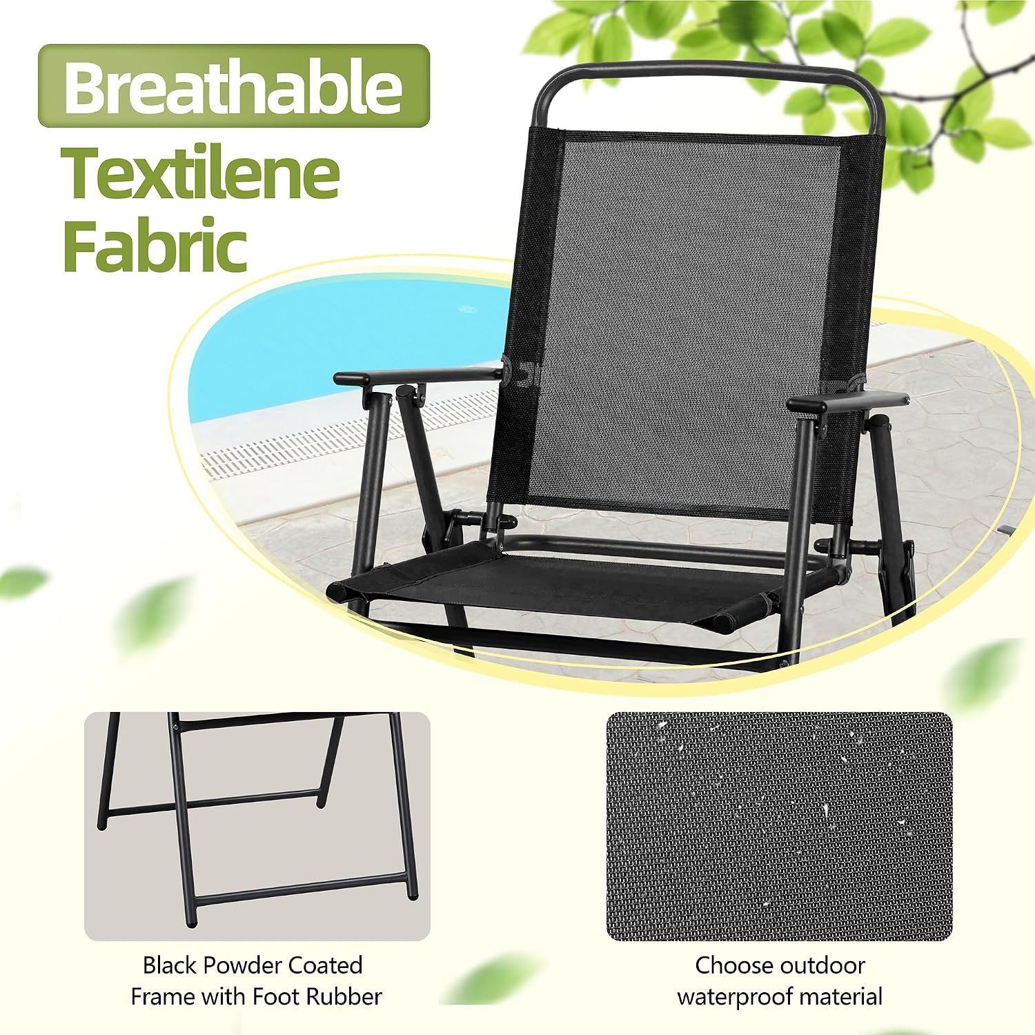 Metal tuinset met opvouwbare s - Outdoor Furniture Bali recensie en prijs