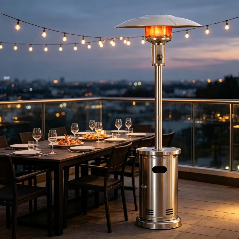 Airo Snelverwarmende Paraplu G - Patio Heater Standing recensie en prijs