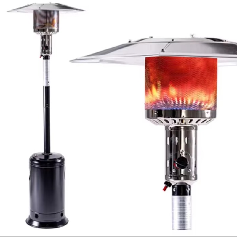 Staande kachels buiten met wie - Patio Heater Standing recensie en prijs