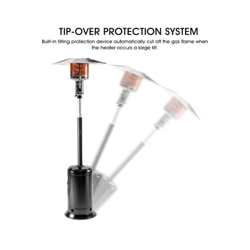 Staande kachels buiten met wie - Patio Heater Standing recensie en prijs