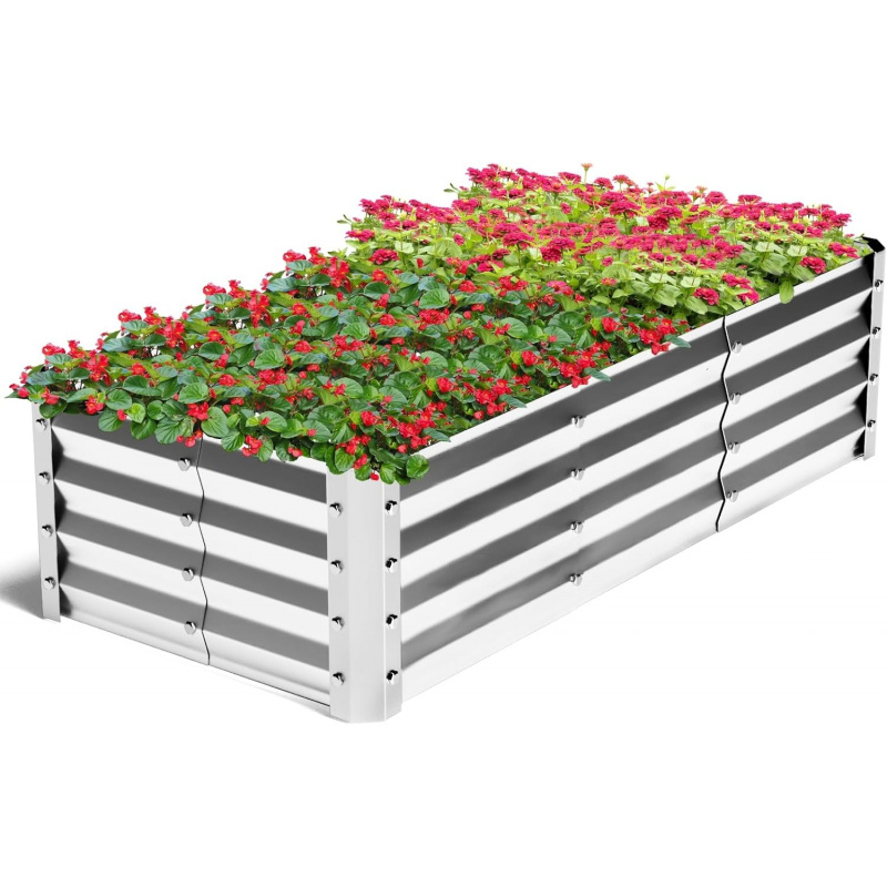 Grote bodemloze gegalvaniseerd - Garden Storage Box recensie en prijs