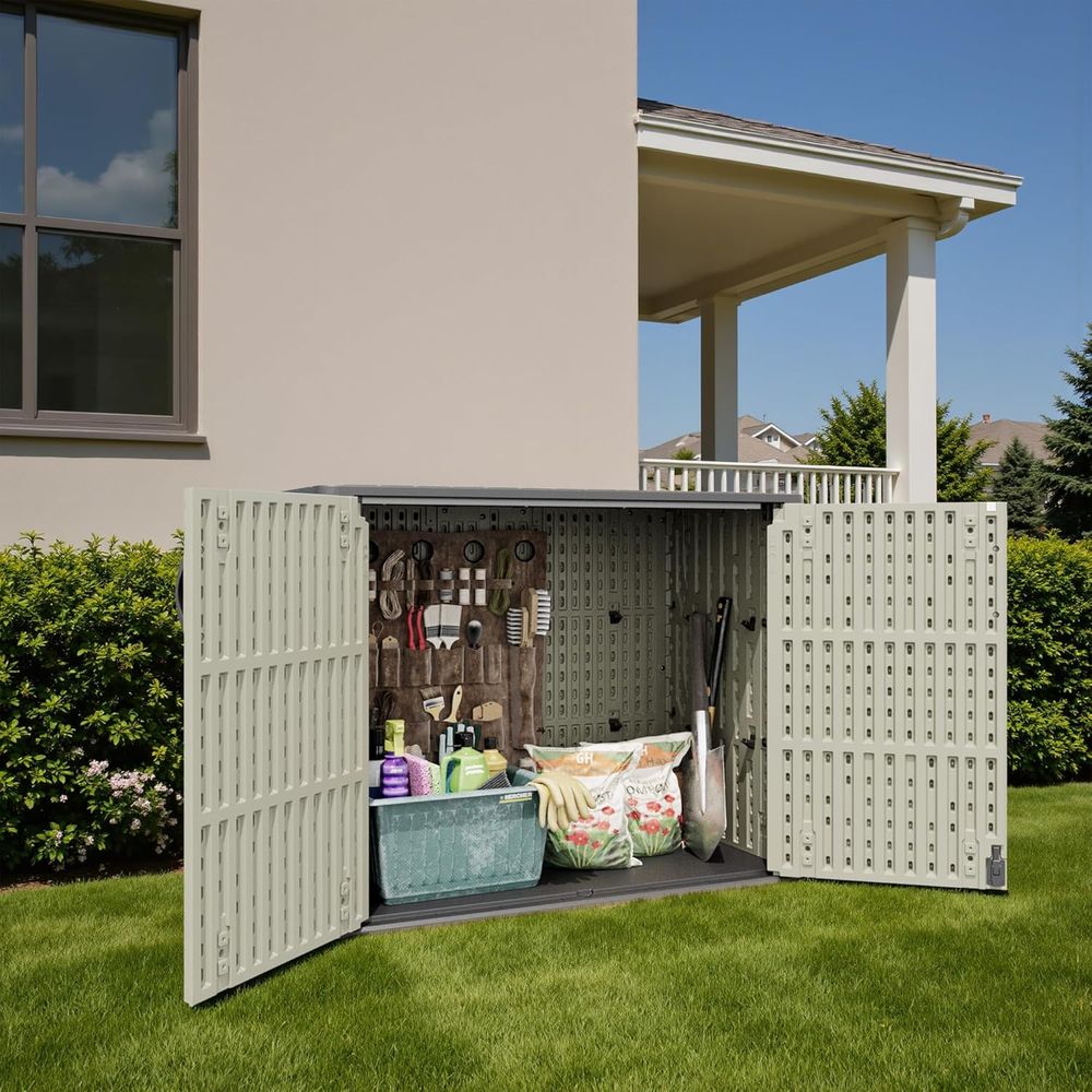 26 Cu.ft buitenopbergkast met  - Outdoor Furniture With Storage recensie en prijs