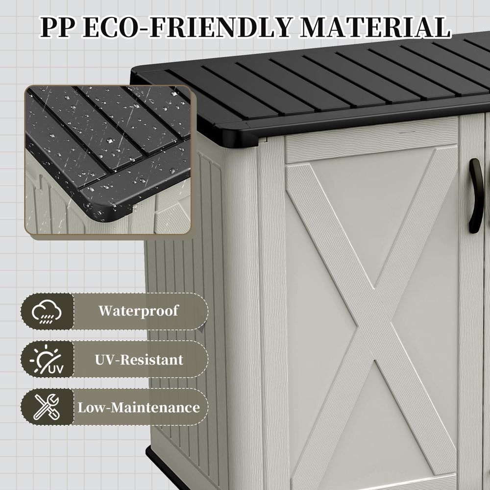 26 Cu.ft buitenopbergkast met  - Outdoor Furniture With Storage recensie en prijs