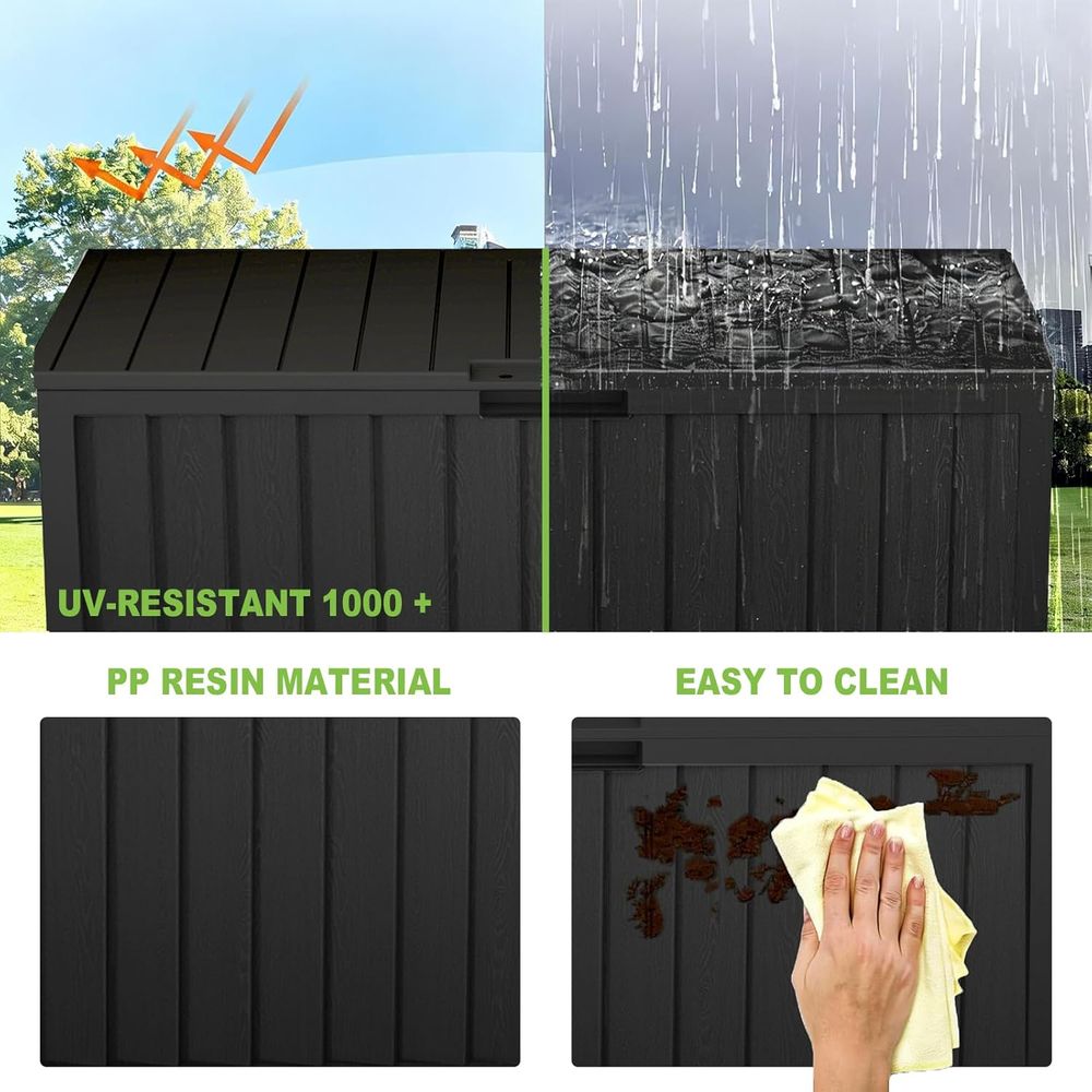 75 Gallon Outdoor Opbergbox Wa - Garden Storage Box recensie en prijs
