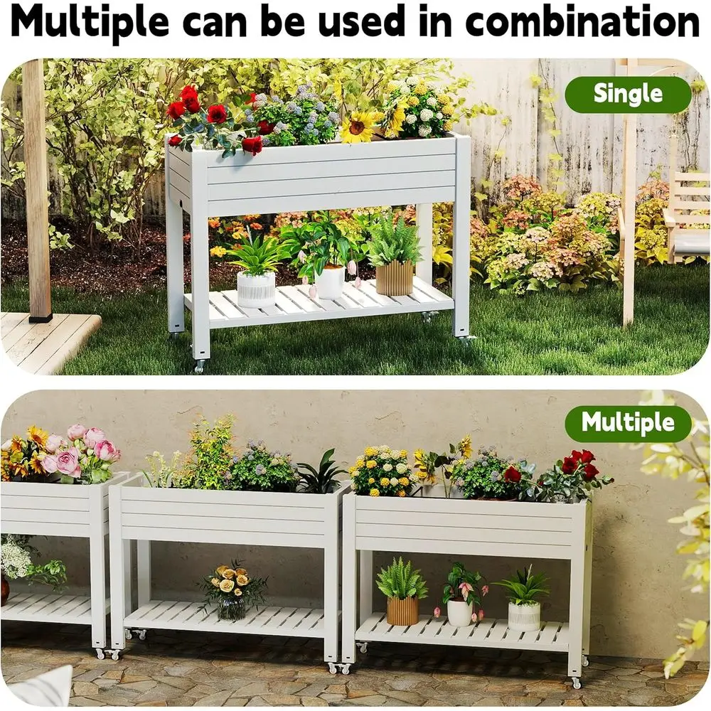Verhoogd tuinbed met poten en  - Garden Storage Box recensie en prijs