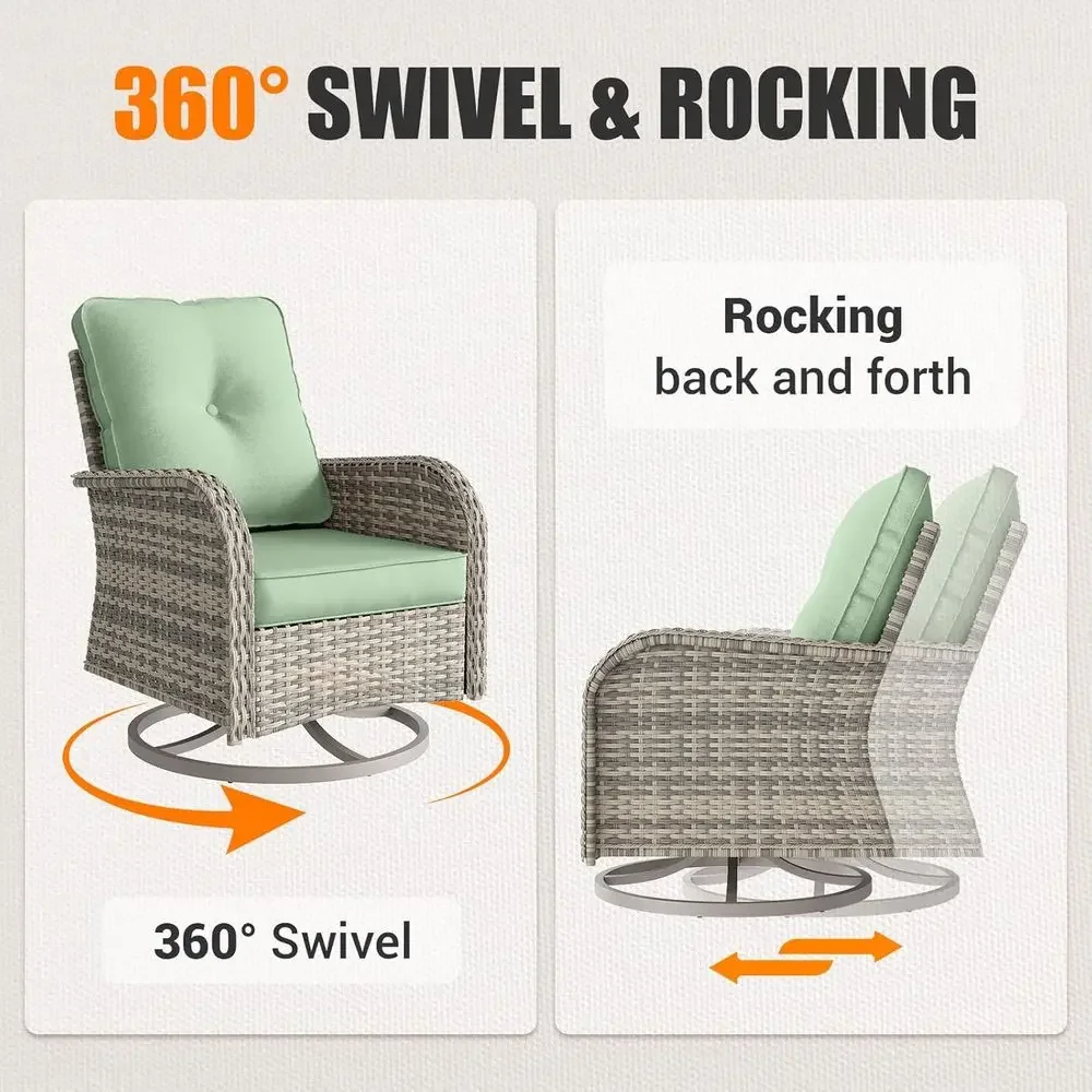 Tuinmeubelenset: Schommelstoel - Outdoor Furniture Green recensie en prijs