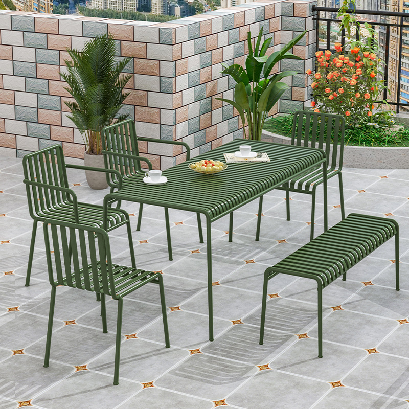 Hot Sales metalen tafel en sto - Outdoor Furniture Cost recensie en prijs