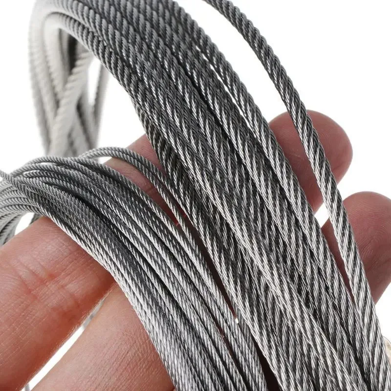 1Roll 5/10M Roestvrij Staaldra - Outdoor Furniture Rope recensie en prijs
