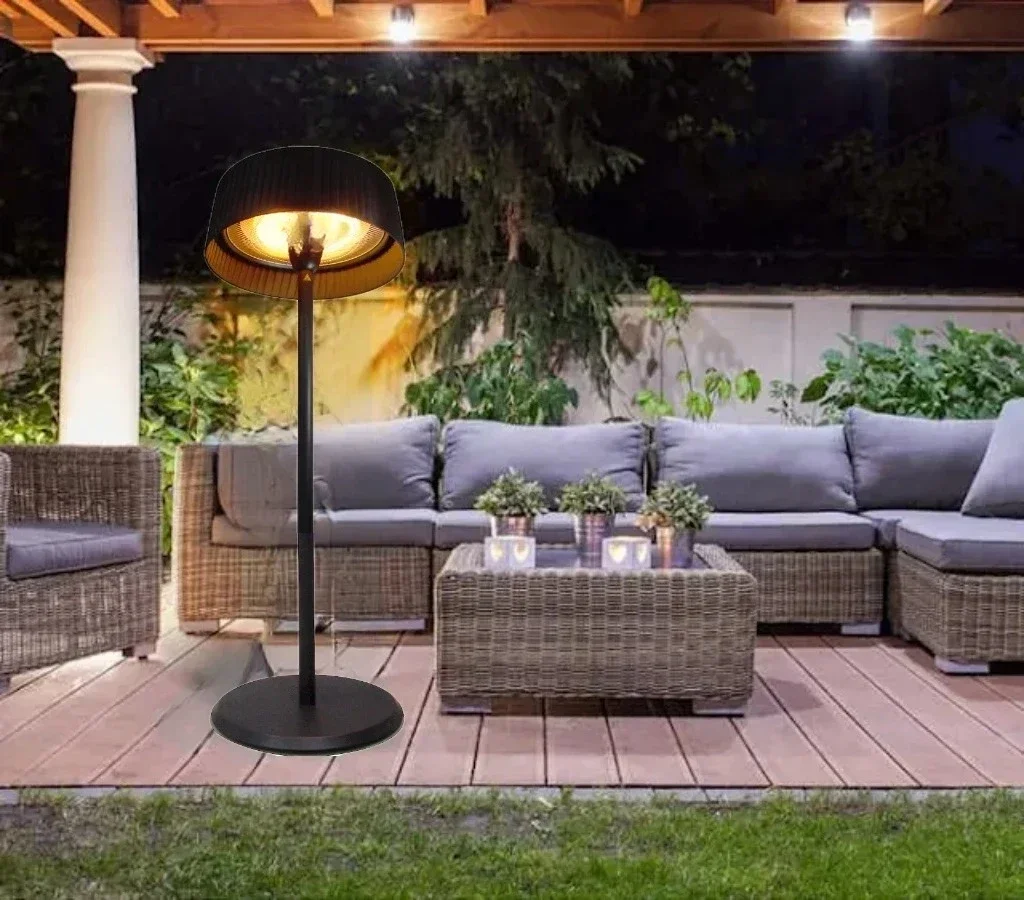Elektrische infrarood terrasve - Patio Heater Standing recensie en prijs