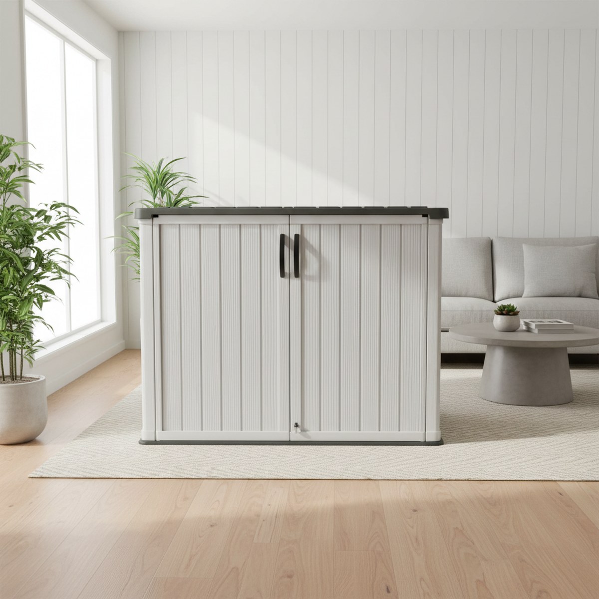 Grote kunststof buitenberging, - Garden Storage Box recensie en prijs